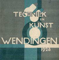 Wendingen, Omslag ontworpen door Gispen, 1928 