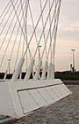 Calatrava in de polder tussen Nieuw Vennep en Hoofddorp