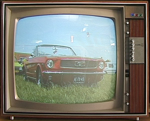 TV toestel van Philips, afbeelding afkomst van Marcels TV Museum