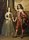Prins Willem II met zijn echtgenote