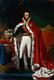 Koning Willem I is afgebeeld in het gala-tenue van generaal van de landmacht. Daaroverheen draagt hij een koningsmantel. 