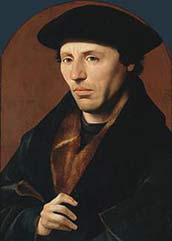 Jan van Scorel, Portret van een man, 1529, Olieverf op paneel, Rijksmuseum Amsterdam