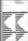 Typographische Monatsbltter 1961 (CH)