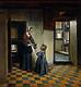 Schilderij van de Rotterdamse kunstenaar Pieter de Hooch 