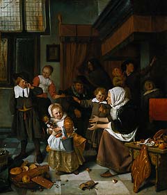 Jan Steen vertelde zijn verhalen niet in woorden, maar in beelden